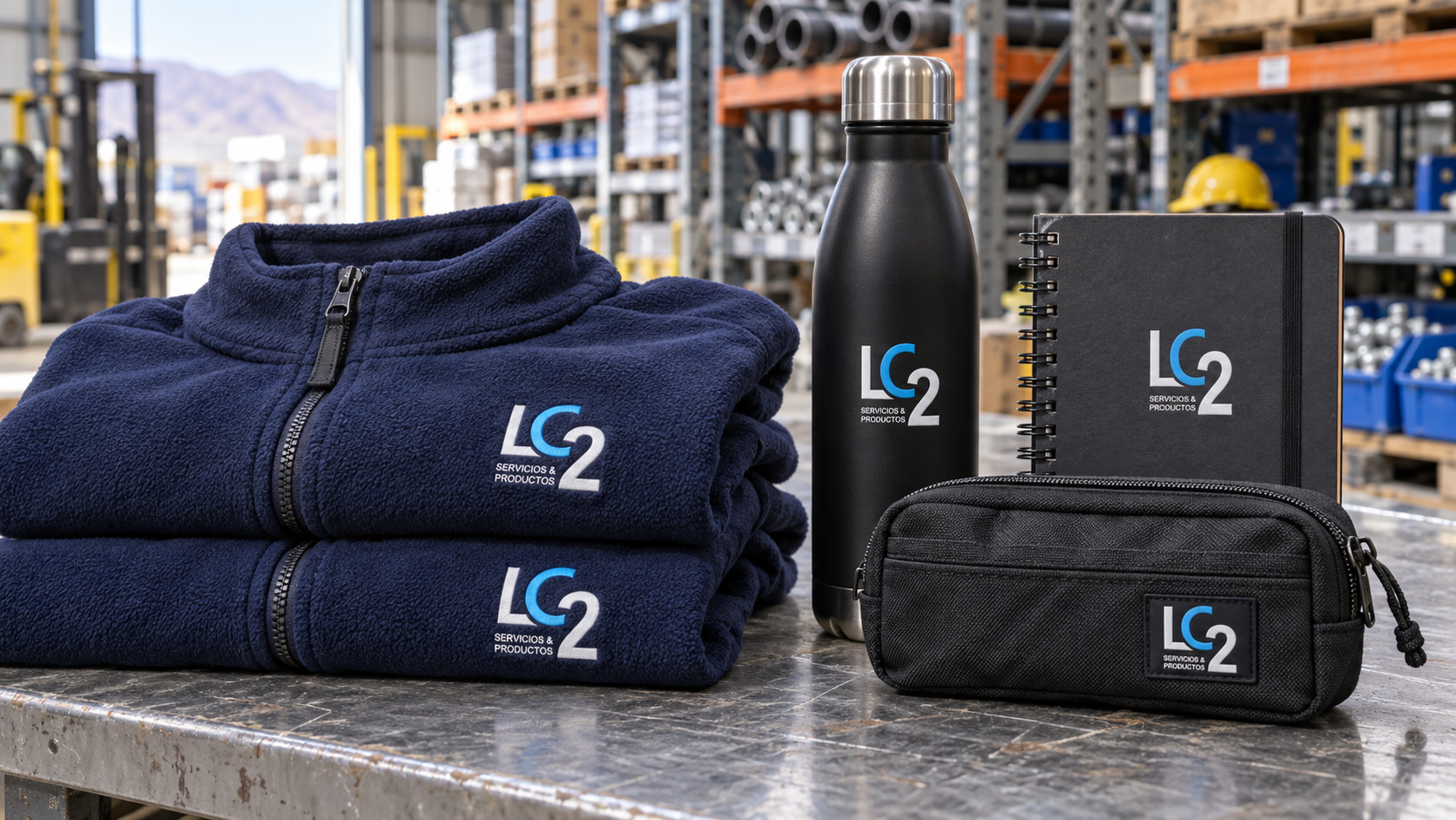 Ropa corporativa y accesorios para reconocimiento de equipos